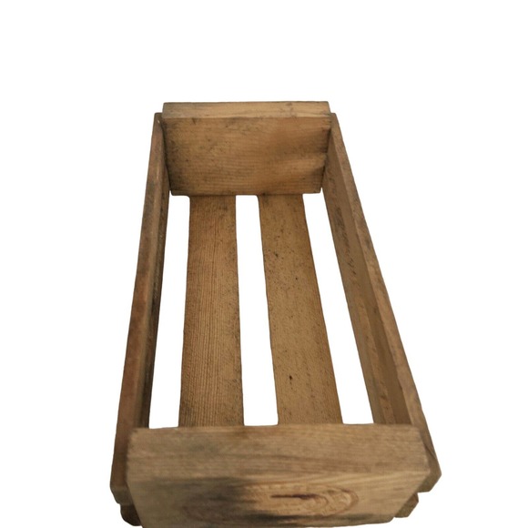 Napa Valley Wooden Storage Holder Rack Shelf Crate Cassette Tape Media - Picture 4 of 8